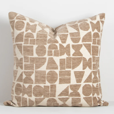 Contemporary tactile Miller cushion by Baya – BLACK Concept Store
