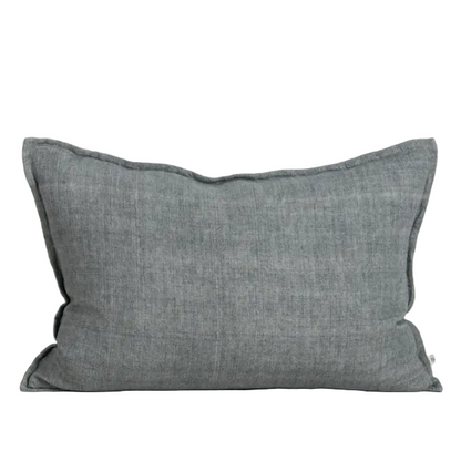 The Arcadia Cushion in warm mushroom linen is handwoven with a refined flange edge, offering timeless style and a relaxed contemporary feel.