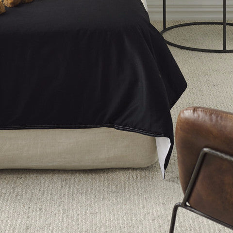 Single size Thread Design Valance fitted on bed for modern bedroom look