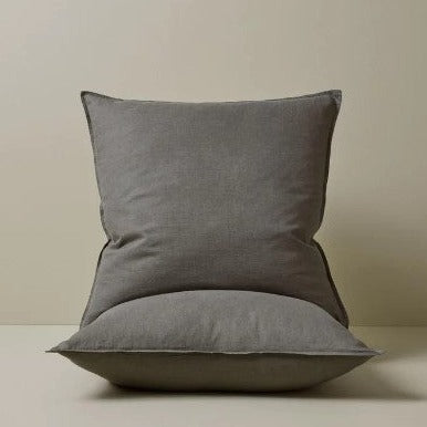 Ravello Linen Pillowcase - Charcoal