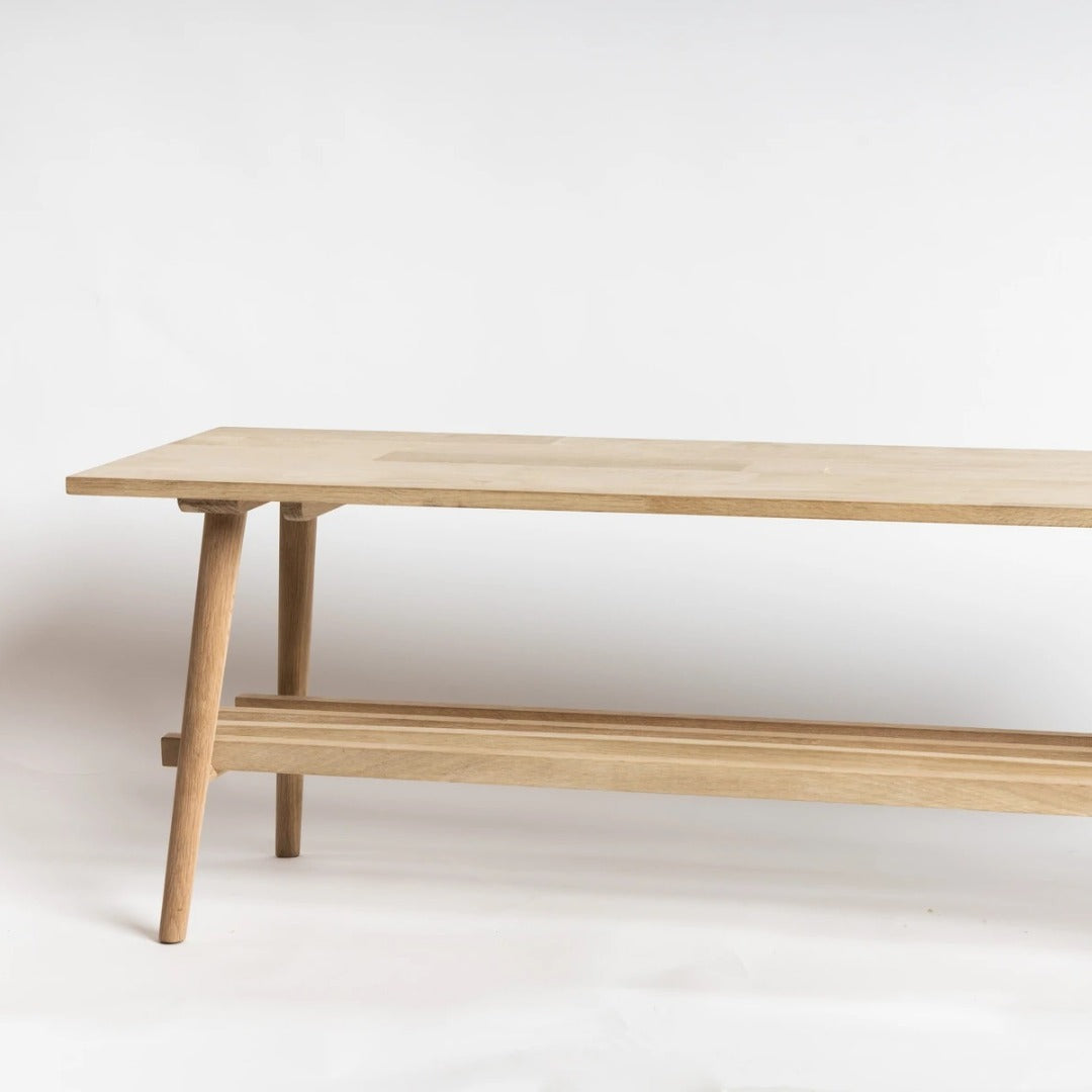 David Long Bench in American Oak