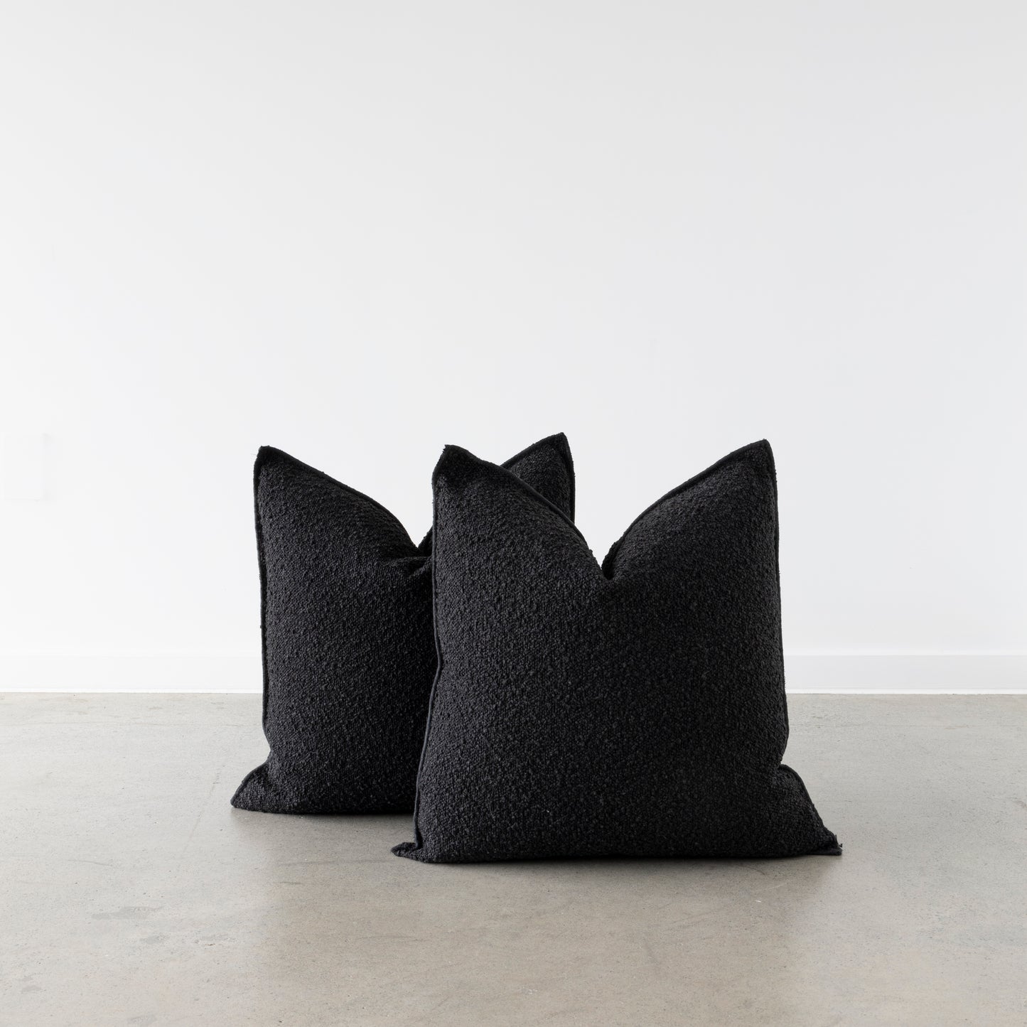 Alberto Cushion Filled - Onyx