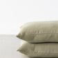 Thread Cushion Sage Italian Linen