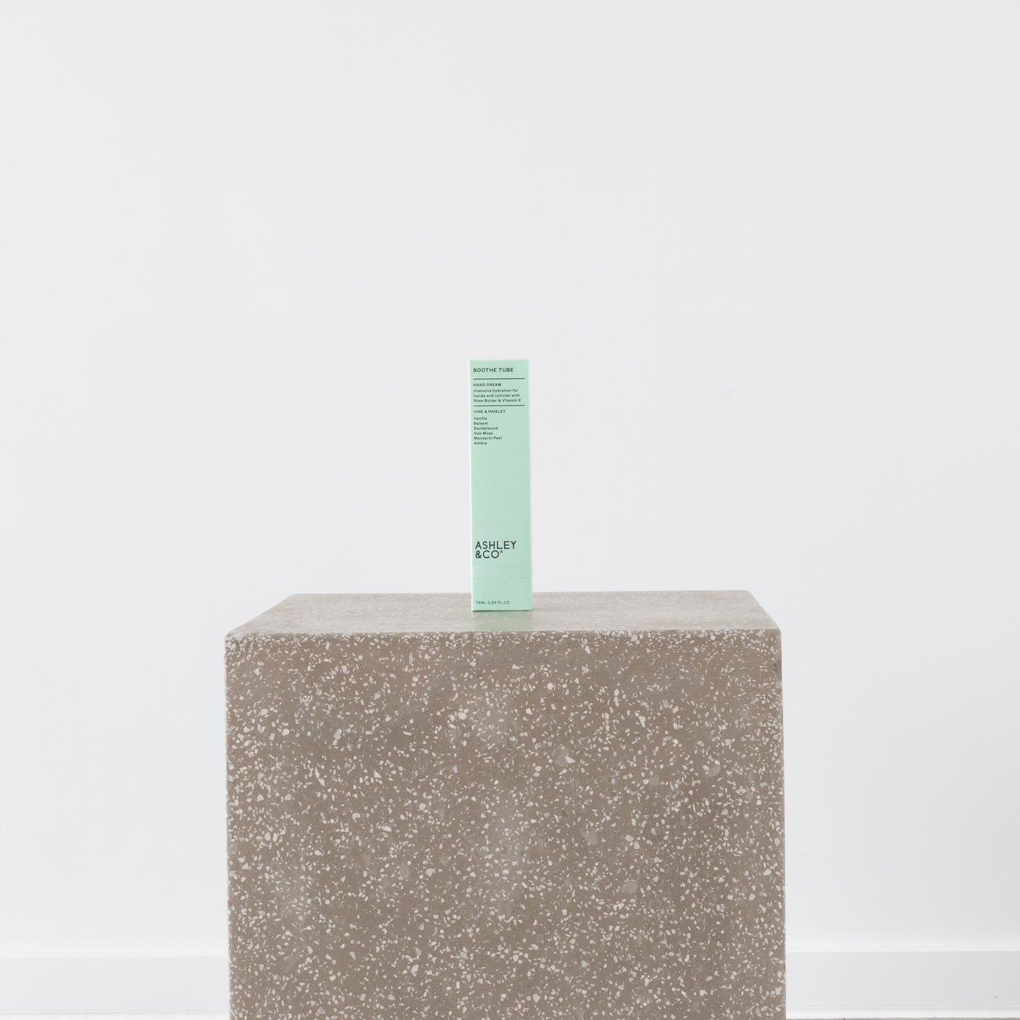 Applying cream to hands for intensive moisture