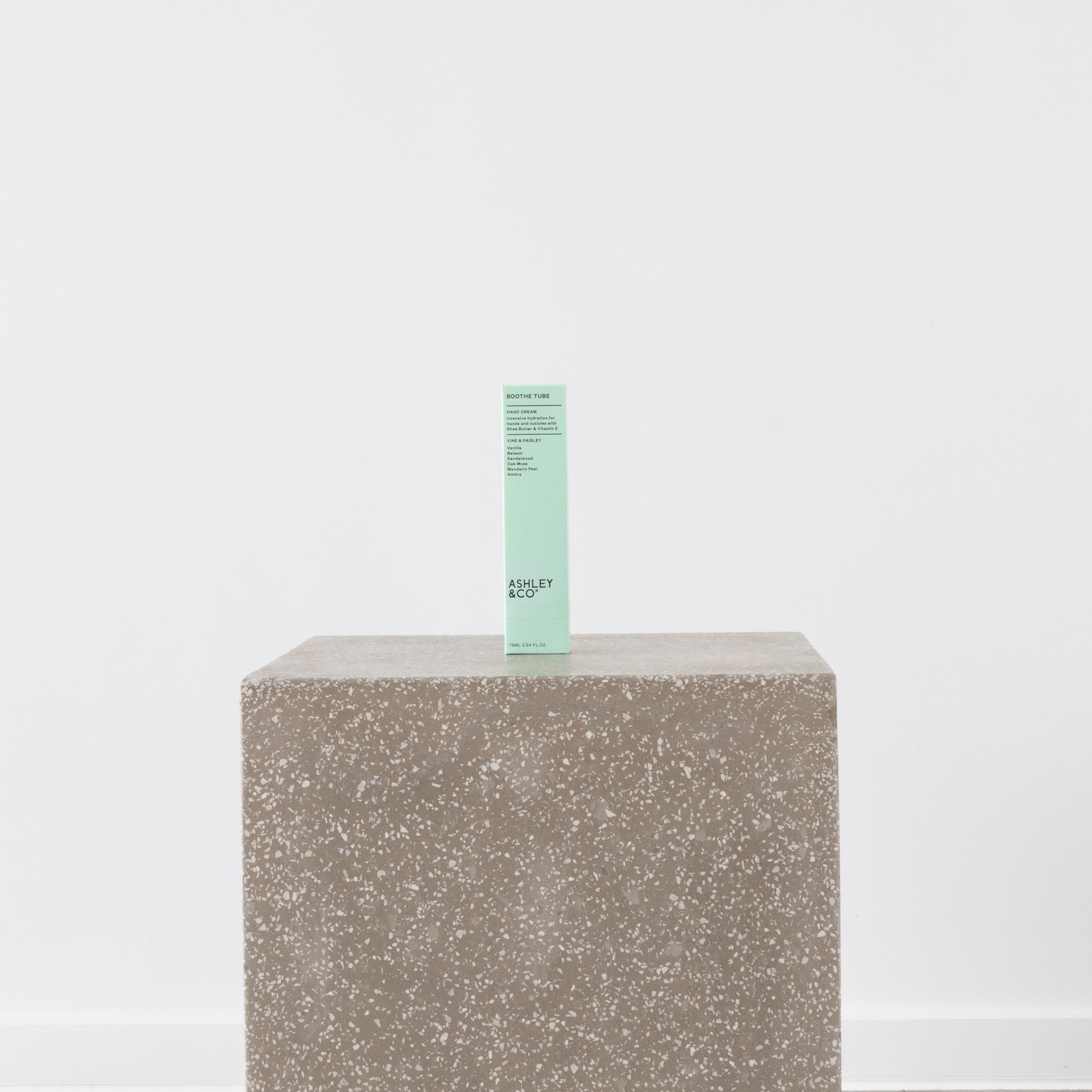 Applying cream to hands for intensive moisture