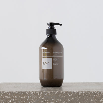 Sootherup hand and body lotion bottle – Delicate Lily and Wild Ginger