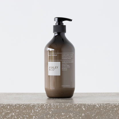 Daily body care ritual with Sootherup lotion