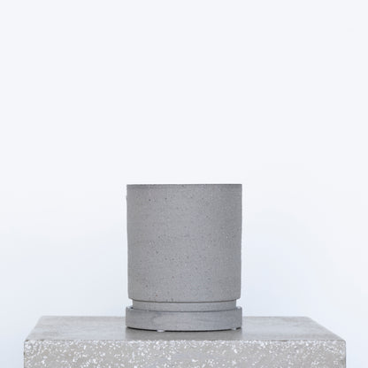 Modern minimalist flowerpot for herbs or succulents
