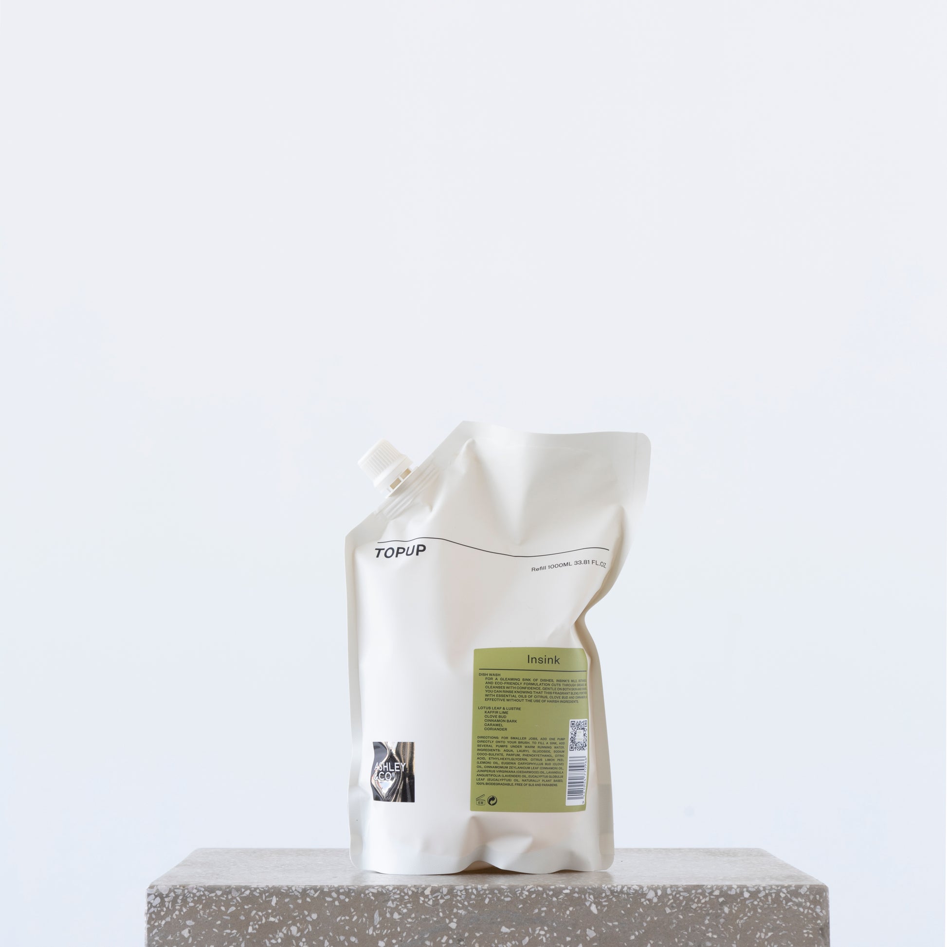 Insink Botanical Dish Wash 1000ml – Citrus, Clove Bud, Cinnamon