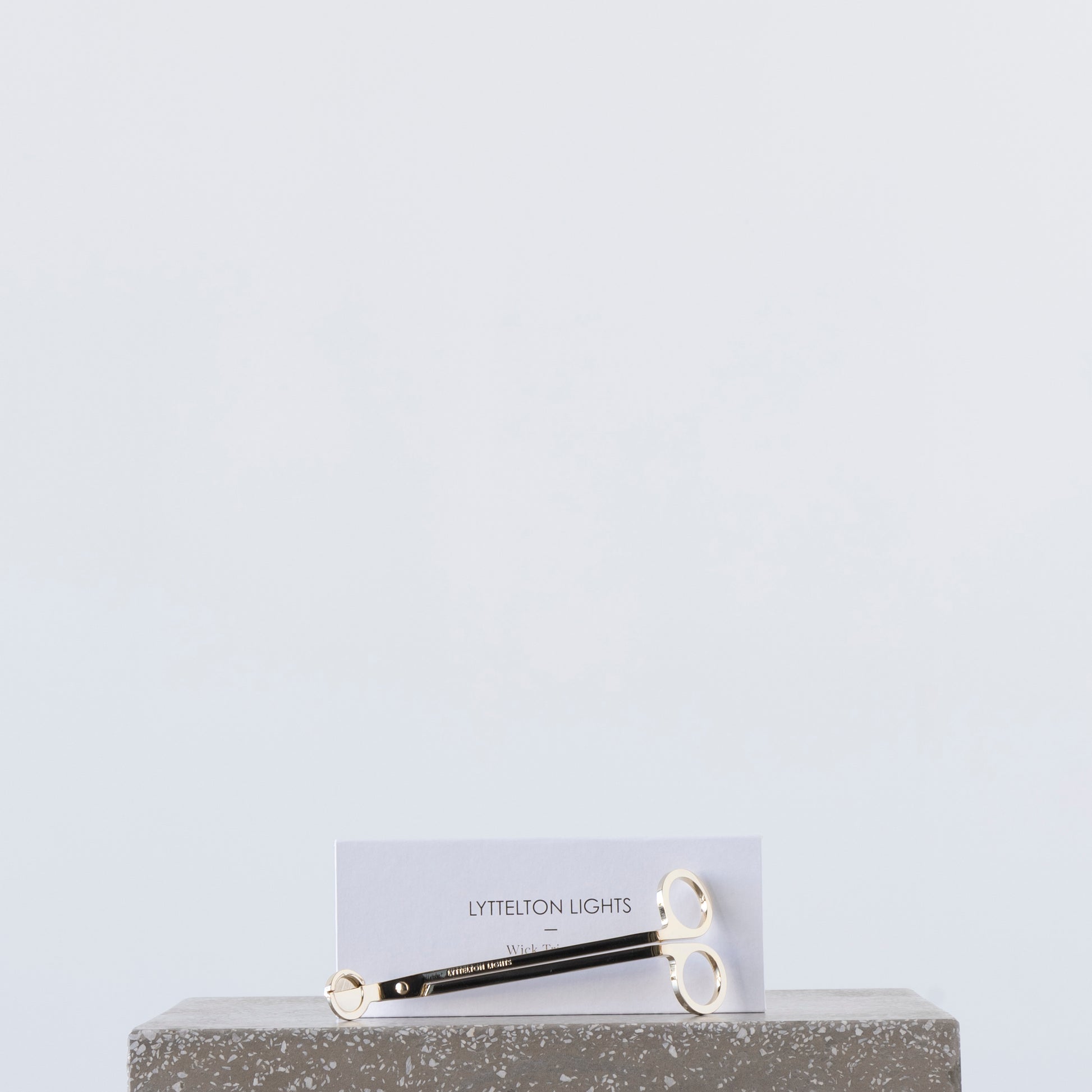 Candle wick trimmer with sleek design