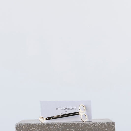 Candle wick trimmer with sleek design