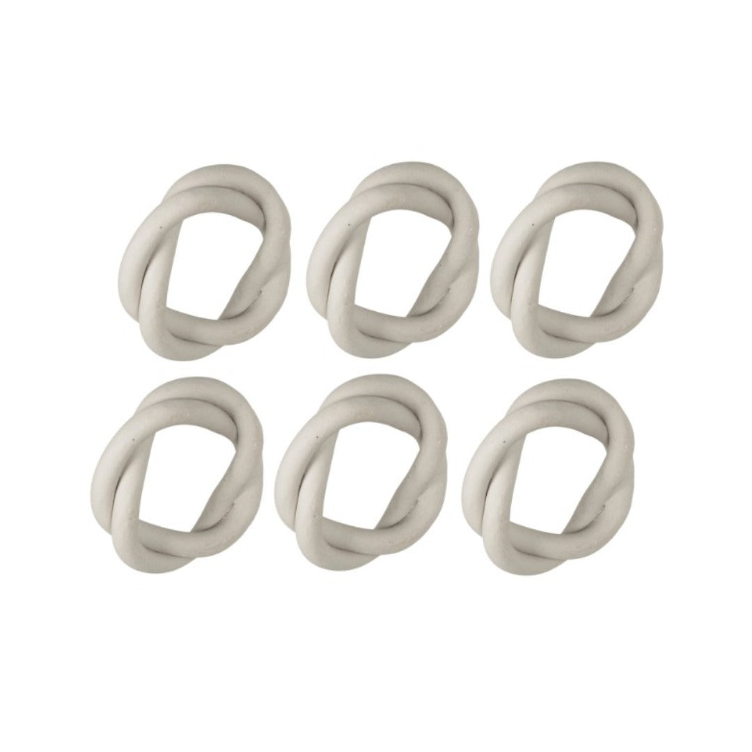 Classic stoneware napkin ring, sold individually