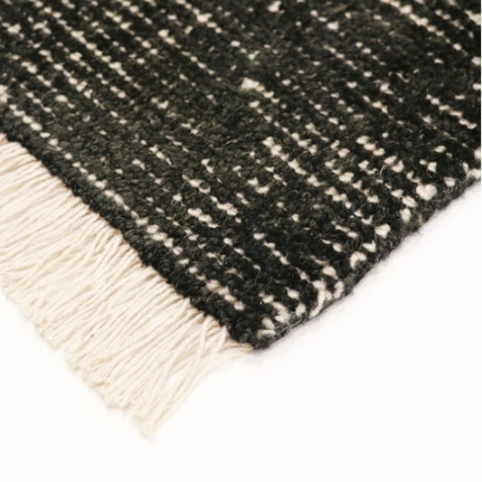 Luxurious velvet floor rug with soft mid-height pile