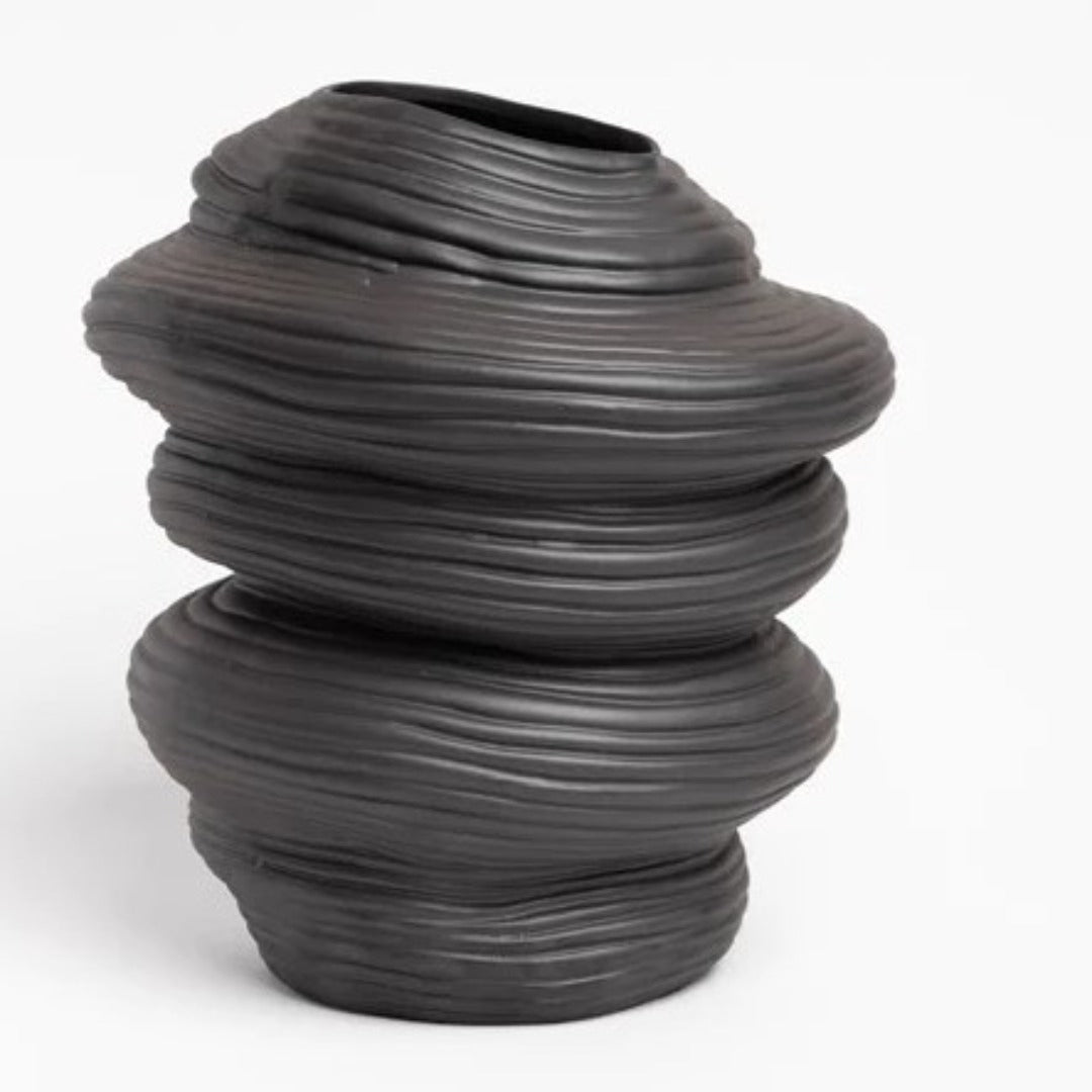 Sculptural ceramic vase for home decor and styling