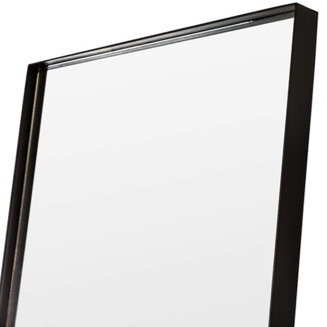 Contemporary black box frame Axel mirror