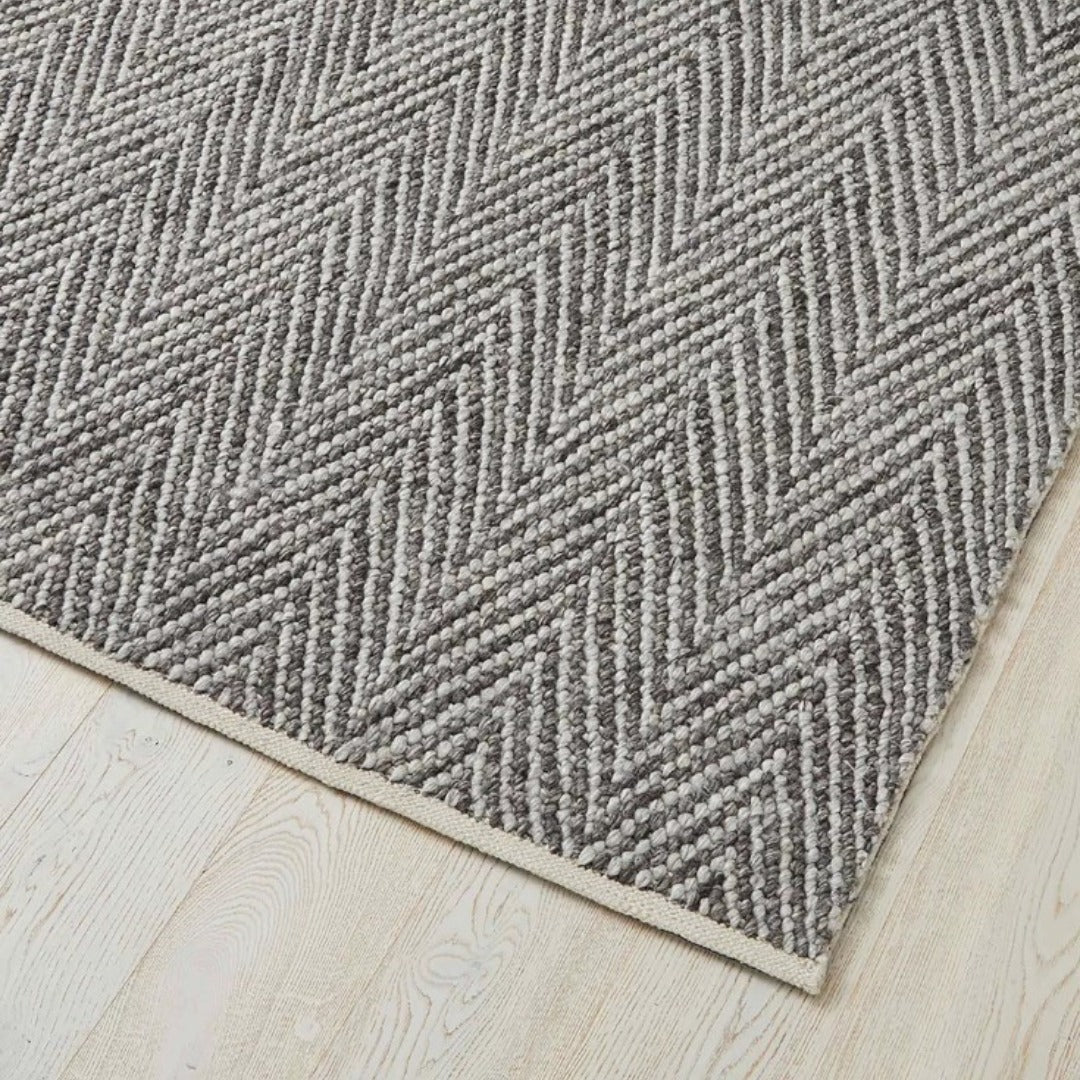 Ethically crafted flat weave rug for low-medium traffic
