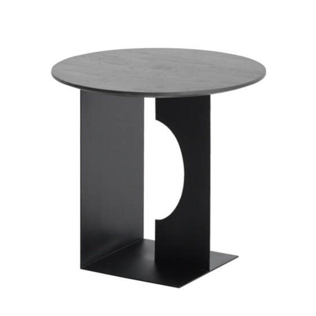 Arc side table by Alain van Havre Ethnicraft 500mm diameter