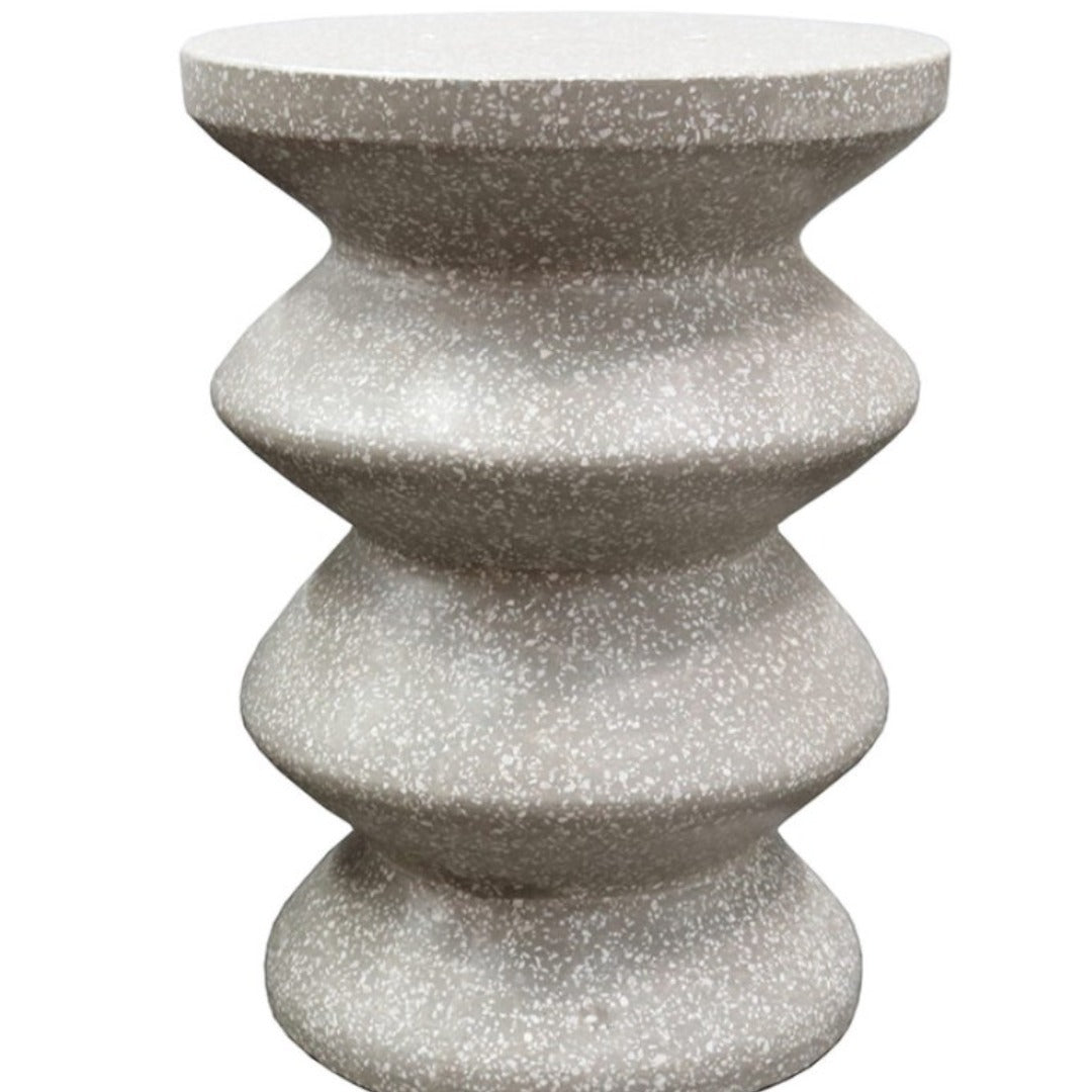 Nara Stool in fibre cement, 330mm diameter x 450mm height