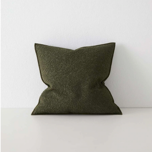 Alberto Cushion Filled - Olive