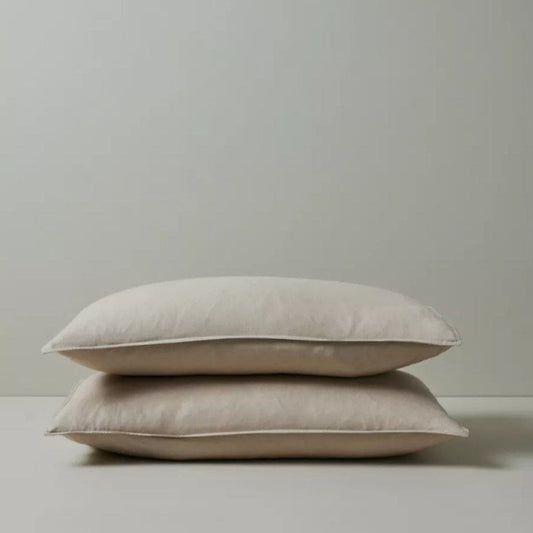 Ravello Linen Pillowcase - Shell