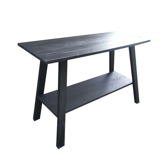 Recycled Teak Console Black