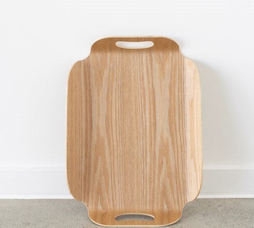 Decorative willow wood tray for home use